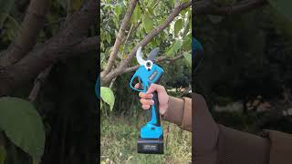 SUCA-8631 40mm Cordless Electric Pruning Shears Battery Operated shears，garden shears，pruner scissor