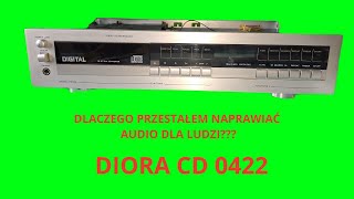 DIORA CD 0422 Z CZARNYM NAPISEM WYPŁOWIAŁYM NAPISEM DLACZEGO PRZESTAŁEM NAPRAWIAĆ ADUIO DLA LUDZI