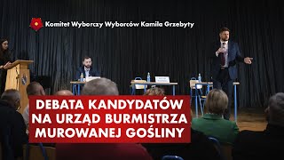 Debata Kandydatów na Urząd Burmistrza Murowanej Gośliny 2023