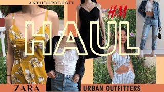 TRY ON HAUL服饰家居装饰品购物分享！ZARA, H\u0026M, UO, Anthropologie, Petite Studio, Pixie Market