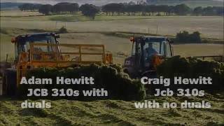 Roadhead Farm at second cut silage 2016.                   The Drivers!!!