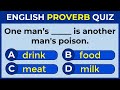 English Proverbs Quiz: Can You Get A Perfect Score? #challenge 36