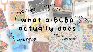 WHAT A BCBA ACTUALLY DOES | roles, responsibilities, & the truth about our job