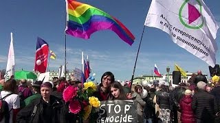 Russia: manifestazione di solidarietà con lgbt ceceni