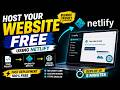 Host Your Website FREE on Netlify 🚀 | Deploy HTML CSS JS Website Online