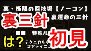 【パズドラ】裏運命の三針 初見プレイ（極醒闇メタ）【ソロ】時間でご察し