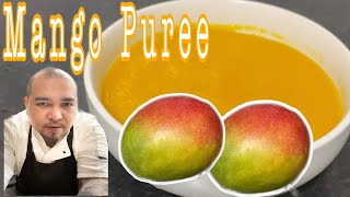 Mango puree simple recipe