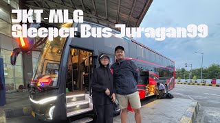 #VLOG MALANG - PERTAMA KALI NAIK SLEEPER BUS JURAGAN99