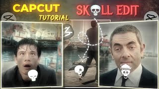 CapCut Trending AE like Skull edit Tutorial 🔥💀 #skulledit #tutorial