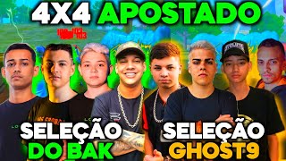 THURZIN MONTOU SELEÇÃO? UNIU TWO9, DANTES E BAK! VS. GHOST9, STELUTO, RONALD E PROZIN! GUERRA NO 4X4