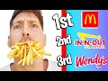 Rating Best Fast Food Fries!