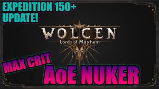 Expedition 150+ Guide Update! | Max Crit Mage AoE Nuker | Wolcen