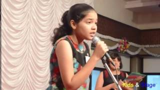 "SAVE GIRL CHILD"  Powerful Speech by SIDDHI BAGWE