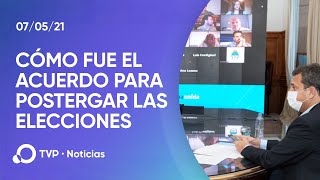 Hubo acuerdo para postergar las PASO y las legislativas por un mes