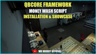 [QBCore/ESX] Free Money Wash Script | For Fivem Server | Install \u0026 Showcase