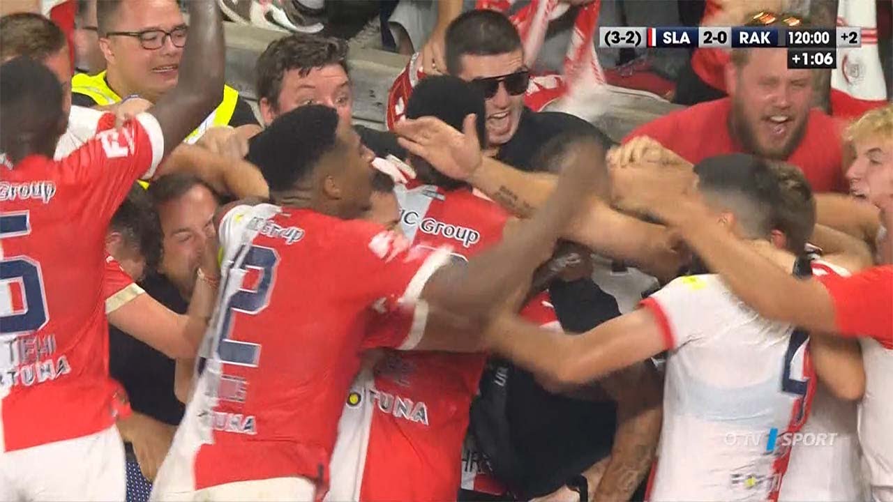 Highlights: SK Slavia Praha - Raków Częstochowa (play Off Konferenční ...