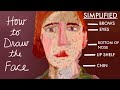 HOW TO DRAW THE HEAD AND FACE - SIMPLIFIED