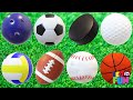 Balones para niños | Pelotas para niños | 🎳⚽🏑🏀🏈🏐⚾ | Deportes para niños| Leofuntv