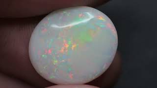 GoldenTree February Gemstone \u0026 Jewelry Auction | LOOSE AUSTRALIAN WHITE OPAL 3.43CT