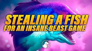 Dog Steals a Fish to Win an Insane Beast Game | Dogdog Hearthstone Battlegrounds