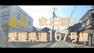 (車載動画1080P)愛媛県道167号線 愛媛県 今治市