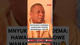 🙆MNYUKANO CHADEMA: HAWAMTAKI MBOWE WANAMTAKA LISSU🙆✌️🔥 #breaking #globaltv #shortsvideo #viralvideo