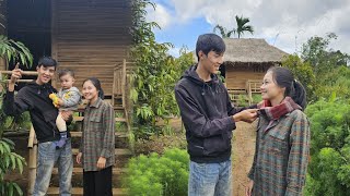 The engineer was excited to tell the single mother about how he had built this bamboo house himself.