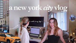 spend a week in my life with me in nyc *new year, new mindset: a vlog* ✨