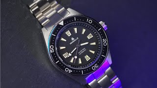 The NEW YEMA Skin Diver Slim CMM.20 Homage for under $150! | Heimdallr H14-2 Watch Review