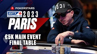 EPT PARIS: €5K MAIN EVENT - FINAL TABLE Livestream ♠️ PokerStars