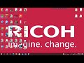 ricoh firmware download version check and update complete procedure.