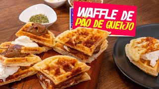 The fastest CHEESE BREAD waffle on the internet | ÉGUA DOIDO