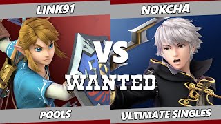 WANTED S4 C4 - Link91 (Link) Vs. Nokcha (Robin) SSBU Ultimate Tournament