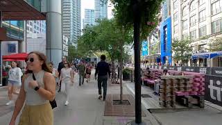 4K🇨🇦 Discover CANADA - Toronto International Film Festival TIFF | King Street Walk