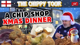 Chippy Review 94: Ingleton Chippy, Ingleton. A Chip Shop Christmas Dinner, with Snow 🎄🍽️