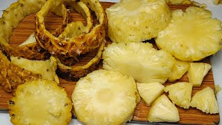 খুব তাড়াতাড়ি আর সহজেই আনারস কাটার পদ্ধতি ‌ | how to cut  pineapple