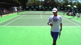 04 26 2013 Marcos Giron (UCLA) vs stanford singles Ojai