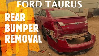 Ford Taurus - Rear Bumper Cover Removal / Replacement (2013 - 2019)