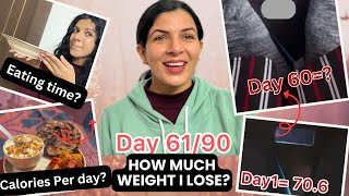 Day 61 || 😧omg just 2 months and see How much Weight i lost , no Exercise  || Rachna Vashisth