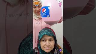 Balon İçinde Pepsi Prank/Ayşe And Feyza Balloon Challenge Balon Videoları #shorts