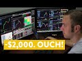 [LIVE] Day Trading | -$2,000. Ouch! (how to NOT day trade)