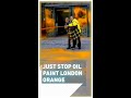 London companies painted by anti-oil protestors