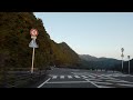 4k【等速車載動画】新宮駅前ー五条駅前（十津川・大塔）2023.10