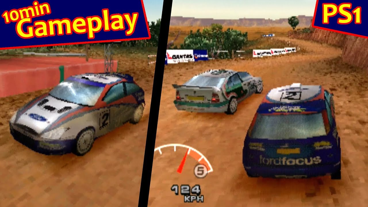 WRC: FIA World Rally Championship Arcade ... (PS1) Gameplay - YouTube