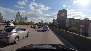 ⁴ᴷ⁶⁰ Driving Astoria, Queens to Downtown Brooklyn via Brooklyn Queens Expressway (May 12, 2020)