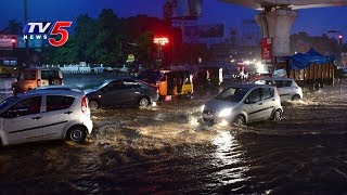 హైద్రాబాద్‌‌ను మరోసారి కుదిపేసిన భారీ వర్షం..! | 9PM - Prime Time News | TV5 News