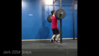 Youngjun Kim 130923 CrossFit WOD - snatch_jerk