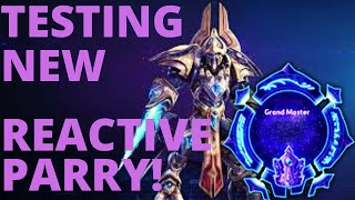 Artanis Blind - TESTING NEW REACTIVE PARRY TALENT! - Grandmaster Storm League