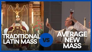 Traditional Latin Mass VS Average Novus Ordo Mass