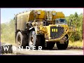 These Giant Tires Cost $27,000 Each | Mega Mechanics | Wonder